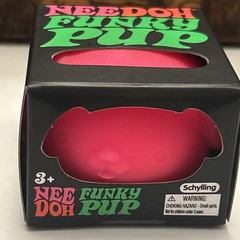 Nee Doh Funky Pup Squeeze Toy – Hot Pink