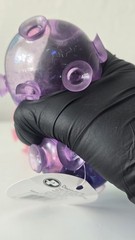 Lot 3 Suckers Suction Cup Balls Fidget Toy Glitter Stress Ball Sticks to Walls