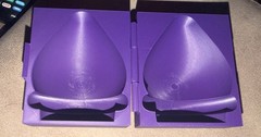 3D Printed Protective Carrying Storage Case Purple& White For NeeDoh Dream Drop