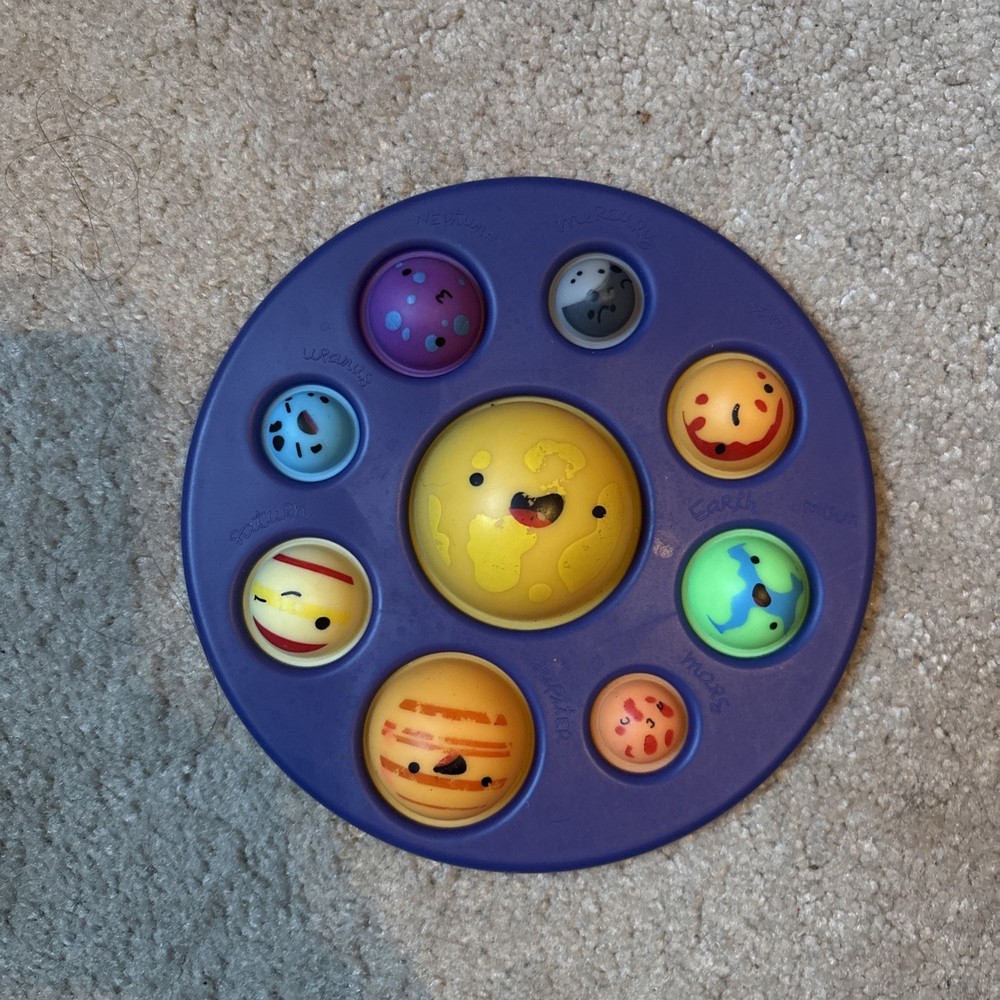 Solar System Simple Dimple Popit Fidget Toy