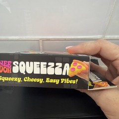 AUTHENTIC NeeDoh SQUEEZZA Pizza Slice Squishy Soft Doh Orange cheeseyellowcrust