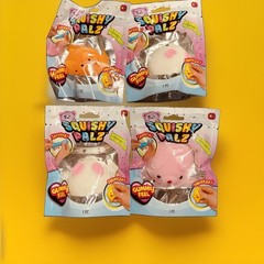 Jaru Squishy Palz Oh So Jellee Taba Cutie Sensory Fidget Squishy Bundle Lot of 7