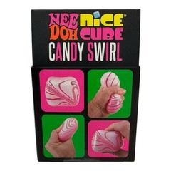 💗Authentic NEEDOH Nice Cube Candy Swirl NEE DOH Squeeze RARE 💗 Ready 2 Ship!