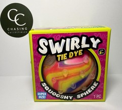 Squishy Swirly Tie Dye Squooshy Sphere Ja-Ru Jumbo Stress Toy NEW USA
