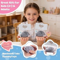 QCROAD SQUISHY Taba Seal Squishy Stress Relief Toy – Soft Silicone Squeeze