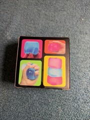 Schylling NeeDoh Nice Cube Super Solid Squish Sensory Fidget Toy Blue