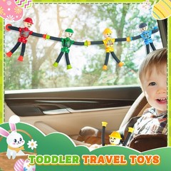 Easter Basket Stuffer Gift for Toddlers Kids Robot Sensory Travel Toys 4Pcs…