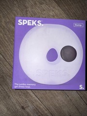 SPEKS Jumbo Gump Purple -Memory Gel Stress loop. New, Rare, Same day ship