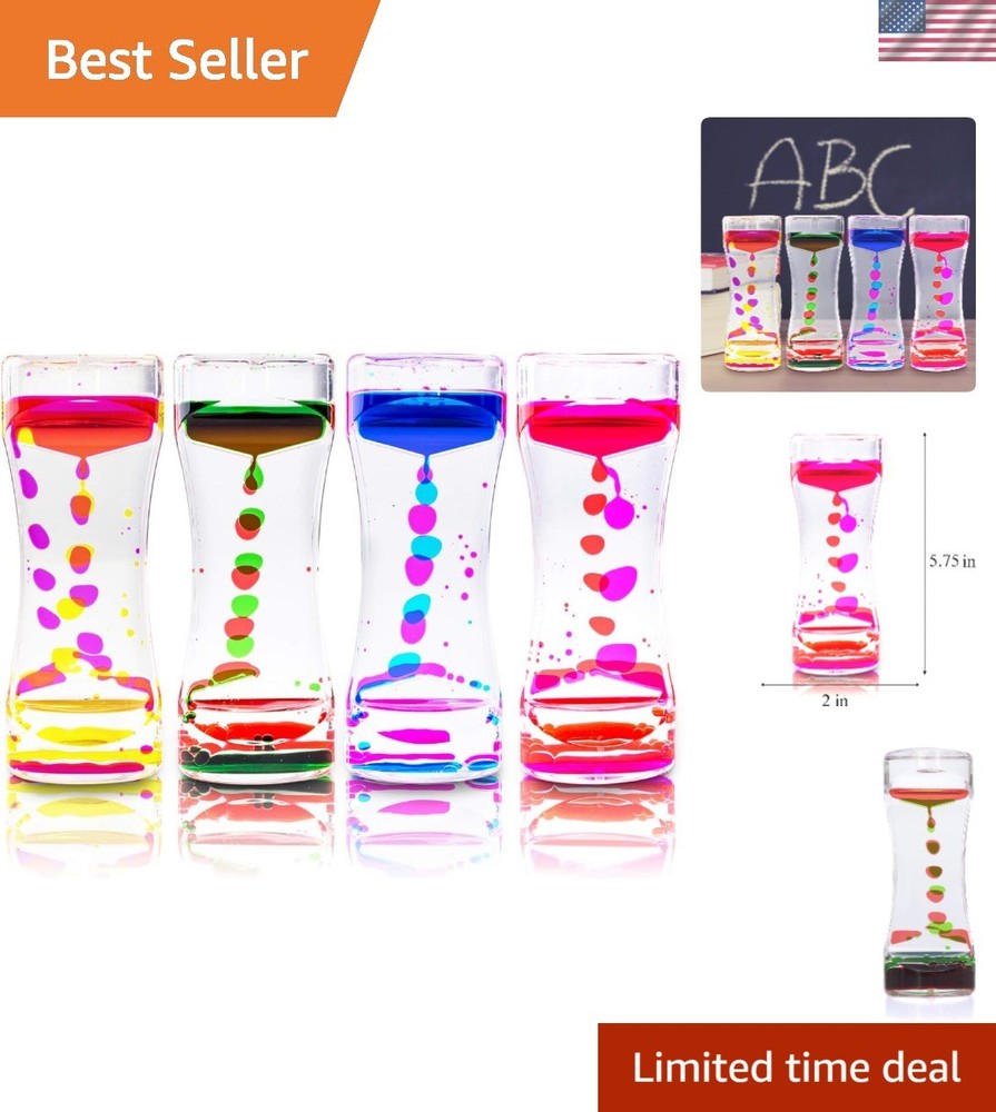 Liquid Motion Bubbler for Sensory Play, Fidget Toy, Children Activity, Desk T…