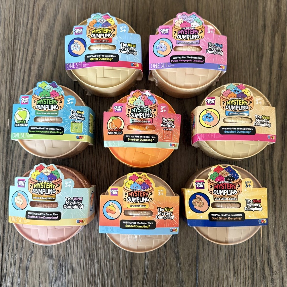 RMS Squishy Bun Original Mystery Dumpling BUNDLE OF 8 Series Rare Viral New 2026