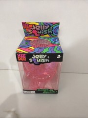 NeeDoh Pink JELLY SQUISH Jellyfish Squishy Nee Doh 100% Authentic