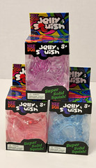 Nee Doh Jelly Squish Squeezy Stretchy Jellyfish Toy 3-Pack Pink/Blue/Purple 3+