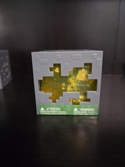 Minecraft Jelly Cubes Squishy TikTok Viral Stress Toy Needoh Style, Yellow