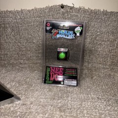 NEW WORLDS SMALLEST NEE DOH Groovy Glob Stress Reliever-Fidget Toy Green Needoh