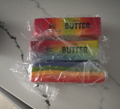 Rainbow Butter Stick Tactile Sensory Toy Fidget 17+ 3 Pack 4oz Slime Putty