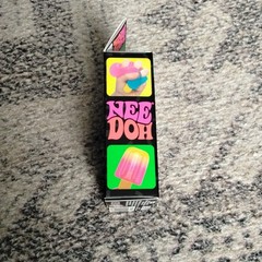 Nee Doh Nice-Sicle Super Solid Squish Soft Touch Stick Purple/Pink/Blue/Yellow