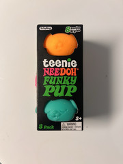 Teenie NeeDoh Funky Pup Squeeze Toys – Multicolor 3 Pack – NEW Authentic