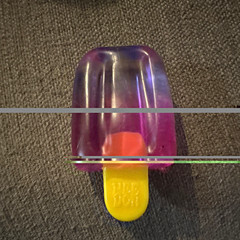 Purple Pink Yellow Popsicle/Ice Cream Squishy Tactile Squeeze Toy Ages 4+