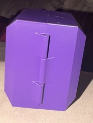 3D Printed Protective Carrying Storage Case Purple& White For NeeDoh Dream Drop