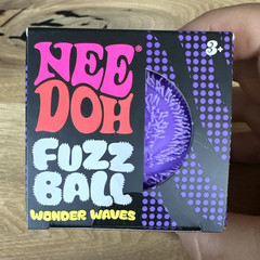 Nee Doh Fuzz Ball Wonder Waves Purple Squeeze Sensory Toy Ages 4-7