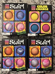 (4) 4-Pack NeeDoh Teenie Swirl Twirl Squishberry + COLOR CHANGE 16 TOTAL NEE DOH