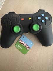 Toymendous Squeezy Tactile Squeeze Toy Video Game Controller Black Multi-Color
