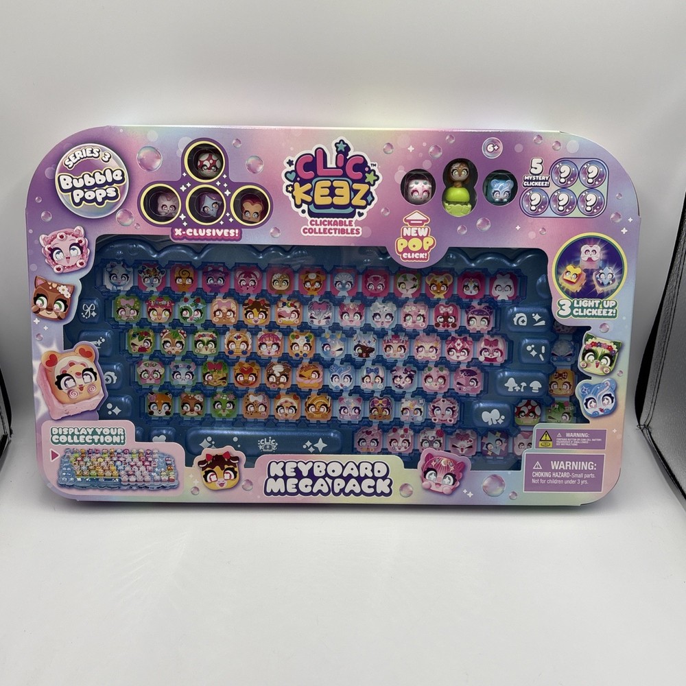 Clickeez Keyboard Mega Pack – Series 3 Bubble Pops – IN HAND – SHIPS NOW