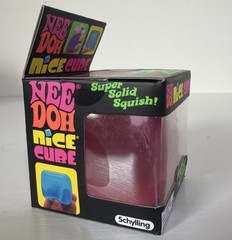 NeeDoh Nice Cube Super Solid Squish **Authentic** Pink