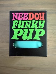 Schylling NeeDoh Teal FUNKY PUP Squeeze Ball Squish Nee Doh Authentic New Sealed