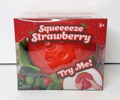 Sunny Days Jumbo Squeezy Strawberry Squishy Toy Stress Relief Toy TikTok VIRAL
