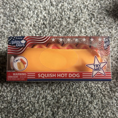 Sunny Days Squish Hot Dog Tactile Squeeze Toy [Yellow/Red] [Ages 3-4]