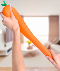 Jumbo Squeezy Carrot – Squishy Stress Toy, Sensory Fun, In Stock