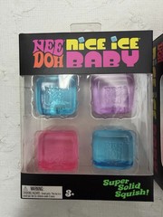 2x Needoh Nice Ice Baby Bundle 4 pack Mini Nice Cubes Brand New&Factory Sealed.