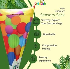 Dr Squish Sensory Sock Compression Sack Kids Medium Stretch Calming Body Sock