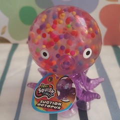 Ja-Ru Suction Octopus Tactile Squeeze Toy, Multicolor, 2024