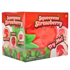 Sunny Days Large Squeeze Strawberry Squishy Sensory Fidget Stress – NEW 🍓