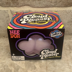 Nee Doh Cloud Pleaser Soft Doh Squishy Tactile Squeeze Toy, Purple