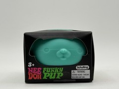 NeeDoh Funky Pup Teal Schylling Sensory Fidget Squishy Toy New Sealed Authentic