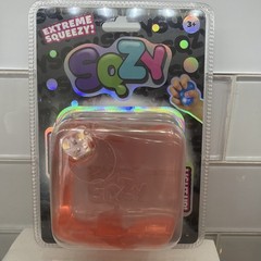 SUNNY DAYS SQZY Lightup Squishy Toy New LARGE CUBE Orange 🧡 viral fidget