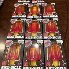 PINK & YELLOW Needoh NICE-SICLE Popsicle Nicesicle Jelly Squishy Toy NEE DOH NEW