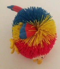 Colorful BIRD Animal KOOSH BALL Sensory Toy Red Yellow Blue 3″ Diameter