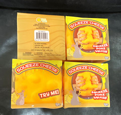 Giggle Zone Squeeze Cheese Gel Tactile Squeeze Toy Yellow Ages 3-5 WIC886522
