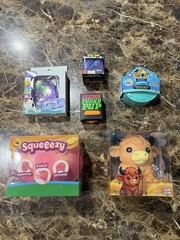 NeeDoh Squishy Bundle & Mystery Dumpling Lot of 6 HIGHLAND COW PEACH GELLI 🔥