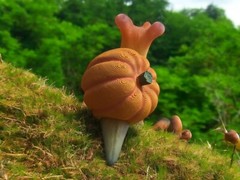 3d print, fidget, Pumpkin, Snail, figurine, gift, Fall party favor, Halloween