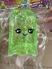ORB Sugar Swaps Ice Pop Green Glitter Tactile Squeeze Squishy Toy 5+