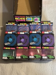 NeeDoh Nice Cube, Fuzzball, Swirlin’ USA Super Squish Lot Of 12