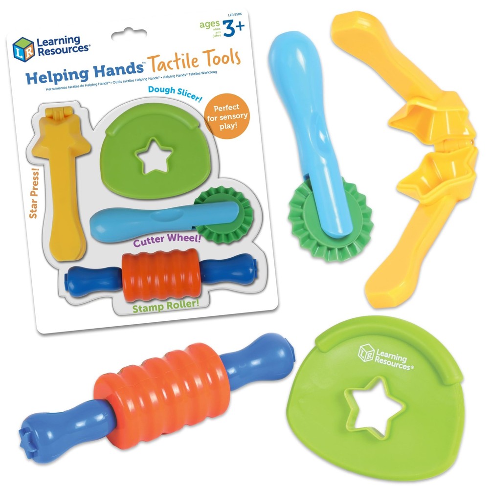 Learning Resources Helping 6.25″W x 1.75″L x 1.75″H, Red, Blue, Yellow, Green
