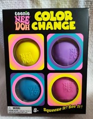 Needoh Teenie Color Change Multicolor Set 4-Pack