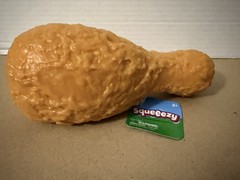 Toymendous SUNNY DAYS Chicken Drumstick Squishy Stress Toy SQUEEEZY NEW