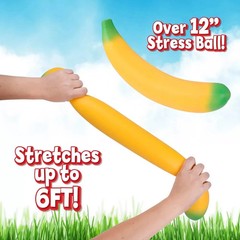 Squeeezy Sunny Days Squishy Banana Large Stress Relief Toy viral BRAND NEW